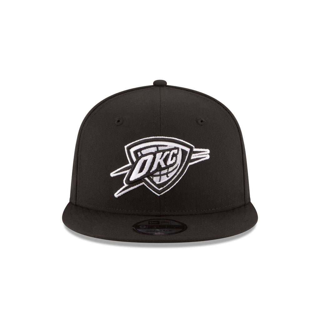 Oklahoma City Thunder 2025 NBA Champions Black & White 9FIFTY Snapback Hat