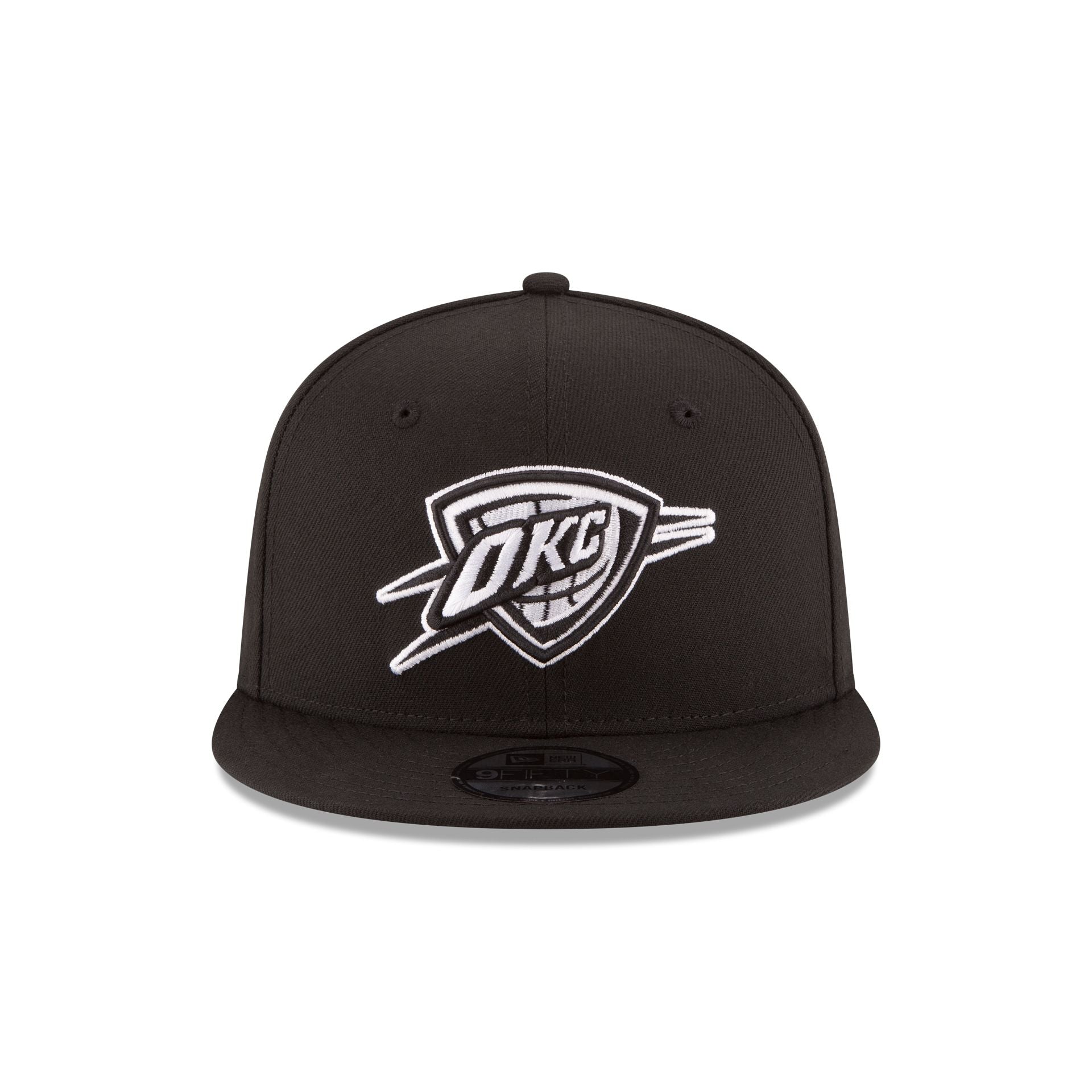 Oklahoma City Thunder 2025 NBA Champions Black & White 9FIFTY Snapback Hat
